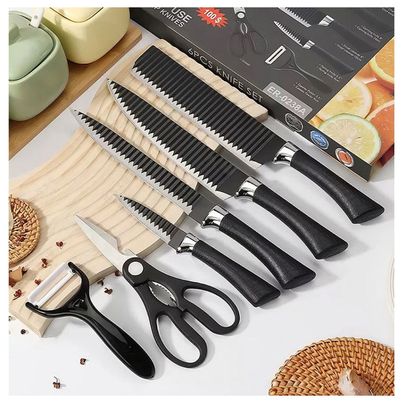 Set Cuchillos Profesional 6Pzs